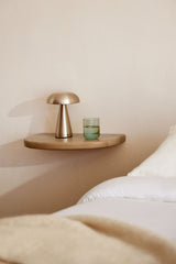 Lot de 2 tables de chevet flottantes AGATHE bois naturel
