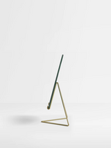 Miroir sur pied Ø20 — Laiton