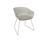 Chaise luge Bai - Epoxy Silk, PP Silk — Coussin C 61104 Beige Melange