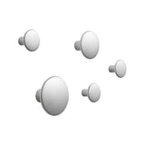 Patère THE DOTS Métal Gris argent