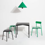 Table de diner Fromme - carrée — Noir