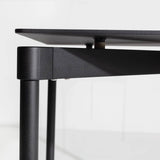 Table de diner Fromme - carrée — Noir