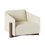 Fauteuil Timber — Crème