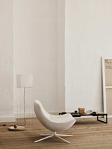 Fauteuil Vera — Acier blanc & Boucle 342