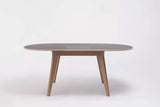 Table Mikado rallonge 140x120cm — Hêtre Naturel & Fenix NTM Comodoro
