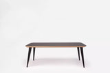 Table Bob 180cm Noir — Hêtre teinté & Fenix