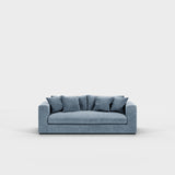 Canapé Bellechasse light — Velours strié Denim