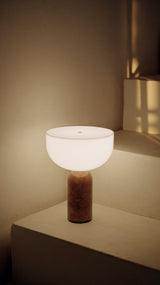 Lampe de table portable Kizu — Breccia Pernice Marble