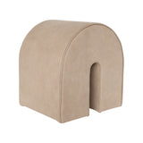 Pouf Curved — Light brown