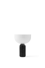 Lampe de table portable Kizu — Black Marble w. White Acrylic