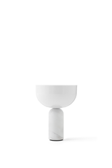 Lampe de table portable Kizu — White Marble w. White Acrylic