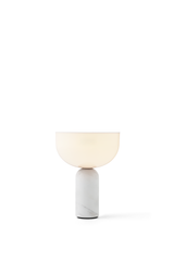 Lampe de table portable Kizu — White Marble w. White Acrylic