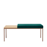 Banc Cube - Velvet Line — Copper & Hunter Green