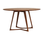 Table Twist ronde Ø120 — Noyer américain