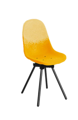 Chaise Gravêne 6.3 en métal — Jaune