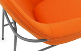 Fauteuil Drape Low en acier — Remix