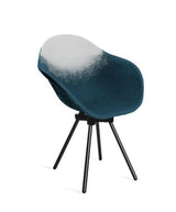 Fauteuil Gravêne 7.5 en métal — Bleu & Blanc