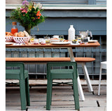 Tabouret Ombra - low with backrest — Vert