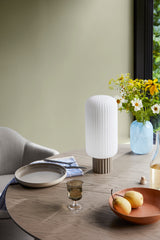 Lampe de table LOLLY (grande) — Blanc/Sable