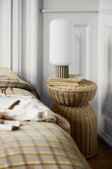 Lampe de table LOLLY (grande) — Blanc/Sable