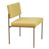 Chaise Cube 55 - Velvet Line — Copper & Lemon