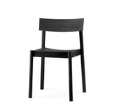 Chaise Citizen carrée — Chêne noir