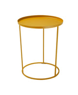 Table d'appoint d'extérieur Costance Vassoio — Jaune