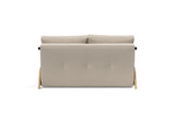 Canapé-lit CUBED 140 Wood — 612 Blida Sand Grey