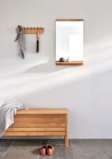 Miroir mural Rim — Chêne