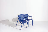 Chaise avec accoudoirs Weekend — Bleu