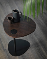 Table basse Hug — Bois & Métal noir