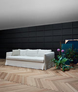 Canapé Venice en tissu 3 places — Gris