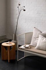 Tabouret Simple — Chêne foncé