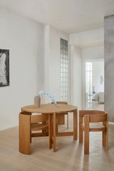 Table de diner Collector — Chêne foncé