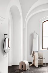 Pouf Curved — Light brown