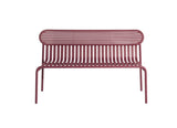 Banc de jardin Weekend — Rouge-brun