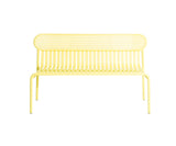 Banc de jardin Weekend — Jaune