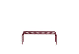 Banc de jardin sans dossier Weekend — Rouge-brun