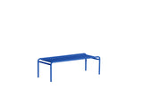 Banc de jardin sans dossier Weekend — Bleu
