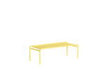 Banc de jardin sans dossier Weekend — Jaune