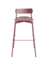 Tabouret de bar Fromme — Rouge-brun
