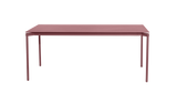 Table de diner Fromme - rectangulaire — Rouge-brun