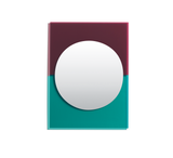 Miroir Wander Moyen — Griotte & Emeraude