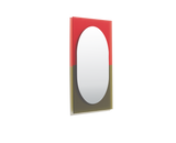 Miroir Wander Moyen — Vermillon & Kaki