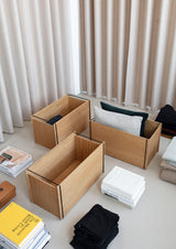 Rangement Bois — Chêne clair