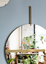 Miroir Rond Ø 70cm — Or