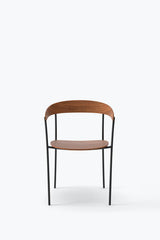 Fauteuil Missing — Walnut w. Black Frame