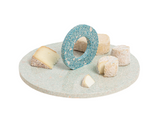 Plateau à fromage Otto en céramique recyclée — Vert/Gris