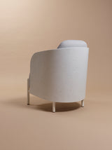 Fauteuil Art en plastique recyclé — Blanc