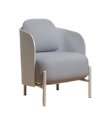 Fauteuil Art en plastique recyclé — Blanc